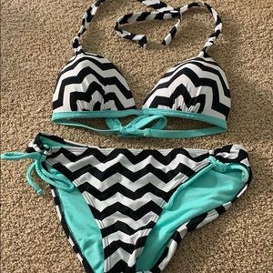 patterned bikini